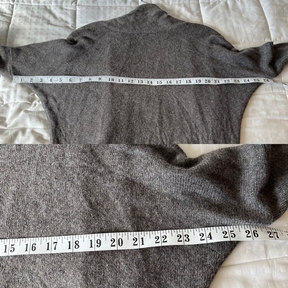 Aritzia Azure Skies Cashmere Angora Cardigan XS Grey - Picture 14 of 15